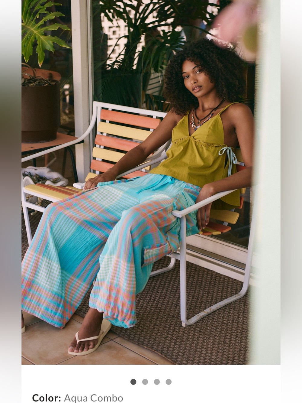 Free People Crafted Cargo Pants in Aqua Combo